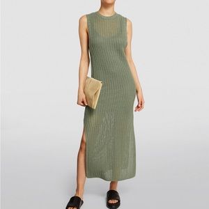 Rag & Bone Riley Crochet Dress in Sage